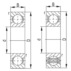 deep groove ball bearings